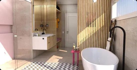 Aniella Parziale aluno do curso design de interiores da ABRA 